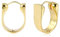 Gold Creolen Ohrringe für Damen, Große Klobige Ovale Creolen Ohrringe Hypoallergene Dicke Creolen Ohrringe Breite Creolen Trendige Tropfenohrringe für Damen Mädchen