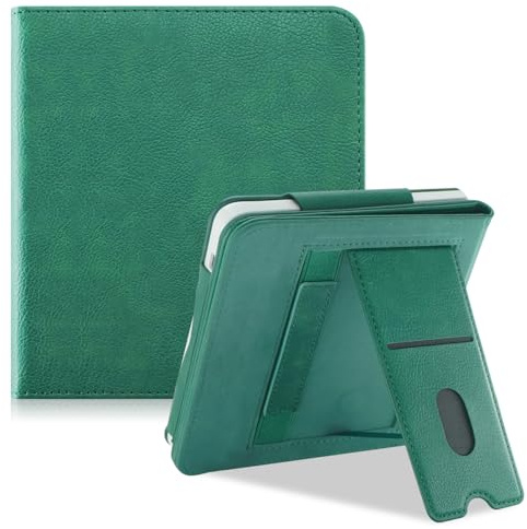 TOPCASE Funda para BOOX Go Color 7 ePaper Tablet 7 con Función de Soporte y Correa para la Muñeca 7 Pulgadas eReader con Función de Reposo/Activación Automática,Verde