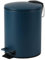 Urban Living 3 Liter Tret-Mülleimer Kosmetikeimer Tretmülleimer mit Absenkautomatik - herausnehmbarer Einsatz mit Henkel (Blau)