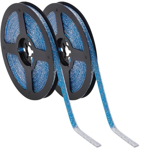 PLIGREAT 13 Yards/12m Self Adhesive Caulk Strip, 8 MM Wide Silver Moulding Trim Strips Bathroom Caulking Gap Tape Decorative Sealing Edging Tape for Bathtub Toilet Kitchen Wall Ceramic Tile Corner