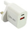Lite-am 20W Dual Port USB-C PD3.0 & USB-A QC3.0 Fast Charger UK Plug Power Adapter For iPad 9th Generation 10.2” A2602, A2604 A2603, A2605 2021