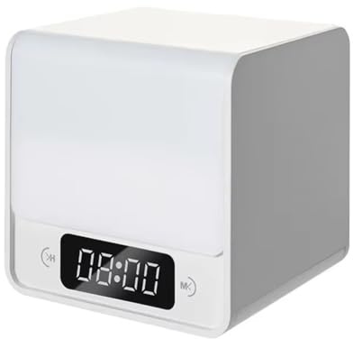 Koolenry USB Charging LED Night Light Fun & Simple Design Multifunctional Electronic Clock Light