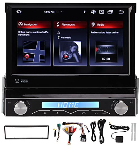 Single DIN Headunit Car Radio Stereo Multimedia Player with 7 Inch Touchscreen 5 Built In Zlink For An Enhanced In Car Entertainment Experience