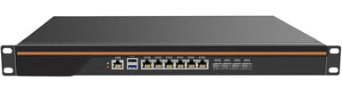 ANDAQI 1U Firewall Appliance with QAT, PFSense, OPNsense, VPN, Router PC, PVE Server, Denverton Atom C3758, RN03, 6 x 1GbE LAN, 4 x SFP+ X553 10GbE, DPDK Support, 0 RAM, 0 Storage, Barebone No System