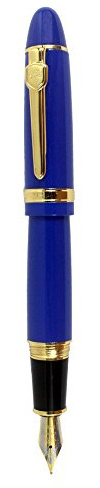 SIPLIV Jinhao 159 Füllfederhalter, mittel 18KGP Nib, Goldbesatz, blau