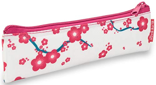 ELITE BAGS - Insul-IN Diabetiker-Täschchen | Blumen weiß-rot | für die minimale Ausstattung