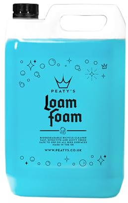 Peaty's LoamFoam Fahrradreiniger - Biologisch abbaubarer Fahrrad Reiniger, Fahrrad Reinigung in Profiqualität für alle Fahrradoberflächen, Kettenreiniger & Antriebsreiniger, Putzmittel, 5 L