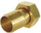SOMATHERM FOR YOU, Raccord cannelé droit 1 avec écrou tournant pour tuyau d'arrosage Ø25mm - Corps en laiton durable, facile à connecter, idéal pour une utilisation extérieure