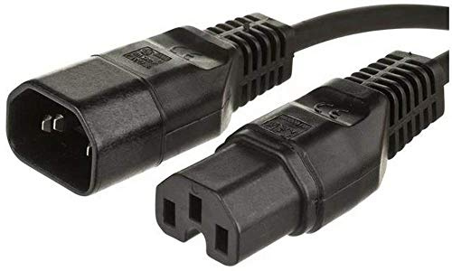 MicroConnect PE011405 Netzkabel Schwarz 0,5 m C14-Kupplung C15-Kupplung