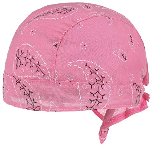 Lipodo Classic Pattern Kinderbandana - Bandana Kinder - 51-55 cm - Kopftuch aus Baumwolle Frühjahr/Sommer - Sommerbandana rosa One Size