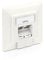 PureLink MCA200 - Caja de conexiones Cat 6A (2 tomas RJ45 red, Ethernet blindada de 10 Gb), blanco, 1 caja de conexiones