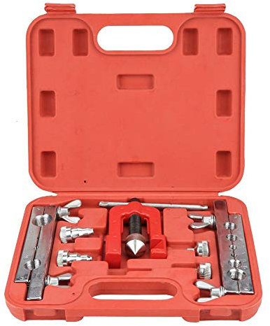 Flaring Tool Metric + Akozon Flaring Tool 3-16mm Manual Pipe Flaring Expander Tool Copper Heads Tube Swaging Kit Brake Fuel Tube Repair Flare Professional Set