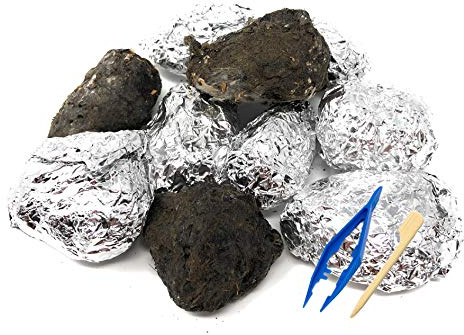 Kosiy Premium Barn Owl Pellets, Large (Pack of 10) - Free Bone ID Chart, 10 Forceps, 10 Paddle Picks, and Teaching Guide Included!