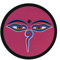 Freak Scene Aufkleber - Buddha's Augen - pink - Sticker 7cm