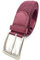 LisaModa Herren Stretch Flechtgürtel LM1000 Stretchgürtel Stoffgürtel Viele Farben (Weinrot, 100-125)
