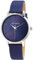 Just Watch Ella Damen-Uhr Echt Leder Dornschließe Analog Quarz elegant JW10093 (blau)