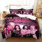 HNFY Bettwäsche 3D Bettbezug Set 135x200 cm Bettwäsche Set 2 Teilig Bettbezüge Mikrofaser Bettbezug Blackpink Poster mit Reißverschluss und 1 Kissenbezug 80x80cm