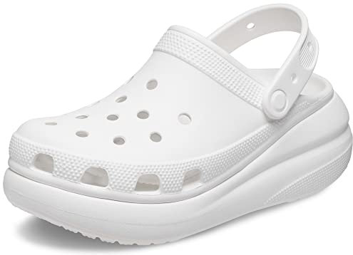 CROCS Classic Crush Clog Sabots White