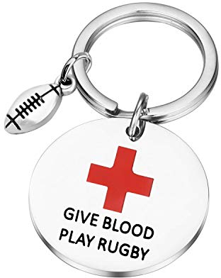 Lustiges Rugby-Geschenk, Blutspiel, Rugby-Spieler, lustiger Rugby-Spieler-Schlüsselanhänger, Rugger-Liga-Union, Humor, Geschenk, Rugby-Trainer, Rugby-Team-Geschenk, Rugby-Fans, Geschenk, Rugby-Sport,