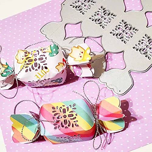 Stanzformen für Kartenherstellung, YunTrip Candy Box Metall Stanzschablone für DIY Scrapbooking Album Prägung Foto Basteln Papierkarten Dekoratives Handwerk