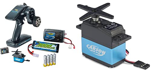 Carson 500500091 RC-Reflex Pro 3 Elektro Set & 500502036 500502036-Servo CS-6-6 kg/JR-Stecker, Zubehör für ferngesteuerte Autos, Modellbau, Hobby