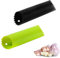 Jagowa Silicone Garlic Peeler - Set of 2, Creative Soft-Tube Roller for Effortless Manual Peeling, Kitchen Tool in Black and Green Colors