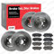STARK SKBK-10991761 Bremsenset Vorne & Hinten Belüftet 321,0 & 315,0mm - Bremsen Set mit Bremsscheiben und Bremsbeläge Satz
