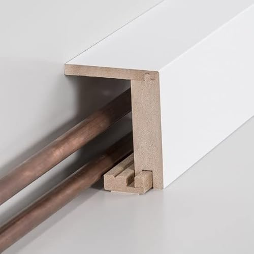 Südbrock - 721.9664.31 - Plinthes - 64 x 96 x 2500 mm - Film MDF - Blanc - 1 pièce