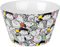 United Labels The Peanuts Schüssel Snoopy - Müslischale Schale Weiß Allover Porzellan 500ml