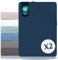 Dreamzie - Spannbettlaken 200x200cm 2er Pack - 100% Polyester Mikrofaser - Oeko TEX Zertifiziert - Leintuch 200x200 - Dunkelblau