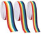 FINGERINSPIRE 5.5 m Regenbogenfarbenes Elastisches Nylonband 20/25/38 mm Breit Zum Nähen Elastisches Band Flach Mit Streifenmuster Farbig Gestreift Elastisches Band Für Bund Perückenbänder Nähzubehör