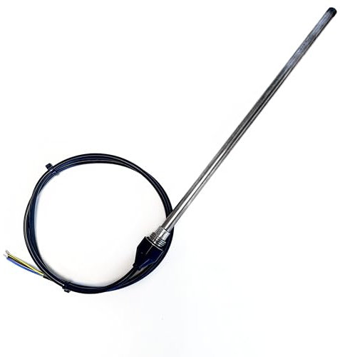 Valdern Black Electric Heating Element for Bathroom Heated Towel Rails and Radiators (150W, 200W, 250W, 300W, 400W, 600W), (200W)