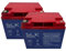 SLK Platinum Mobility Scooter GEL Battery Pair of 2 x 12v 50ah Reliable And long Lasting Replacement Batteries For Electric Scooters And Wheelchairs