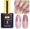 YTD Likomey UV Pearl Tread Nagellack Farbwechsel,15ml Perlglanz Hellrosa Rosa Muschel Meerjungfrau Zeichnung Perlglanz Glitter Stimmung Temperaturwechsel Farben Thermal UV Gel Polish