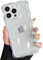 ZTOFERA Wavy Case for iPhone 15 Pro (6.1-Inch), Cute Wave Frame 3D Ripple Design Clear Soft TPU Protective Bumper Lightweight Anti-Yellowing Shockproof Cover for Girls Women, Clear