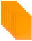 Jtnohx Moosgummi, Moosgummi Platten, 17.78×28.7cm 9 Stucke Farbige Eva Schaumstoffplatte zum Basteln, DIY-Bedarf(Orange)