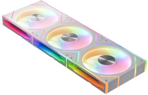 Jungle Leopard AstroV2 A-RGB Set of Three Fans (White Reverse Flow)