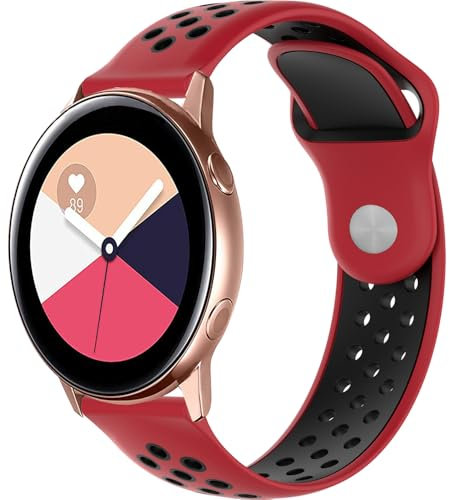 BYISYUE Traspirante Cinturino per Ticwatch Pro 3/Pro 3 Ultra GPS/GTX/E2/S2, 22mm Silicone Sport Bracciali Cinturini di Ricambio per Coros Pace Pro/Pace 3/Apex 2 Pro/Apex Pro/Apex 46mm