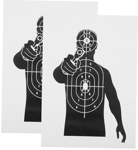 MUSISALY 2st Cephalothorax-Ring-zielpapier Papierziele Übungsziele Schießen Zielpapier Für Bogenschießen Ziel Zubehör Splatter-Bullseye-ziele Schießen Von Trainingszielen