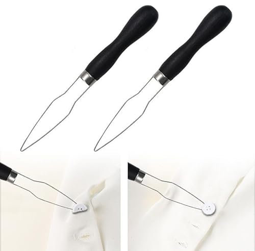 Paquete de 2 ganchos de botón fáciles, herramienta auxiliar de dispositivo de asistencia de botón, herramienta de cierre de botón de acero inoxidable para botón fácil, ayudas de apósito con una mano