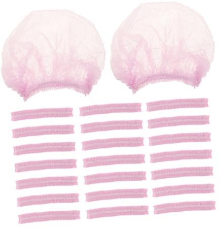 HOMOCONO 100stücke Wiederverwendbar-haarnetze Atmungsaktive Mesh-kappen Für Lebensmittelservice Friseure Schönheitssalons Und Haushalte Elastische Und Bequeme Kopfhauben Schützt Vor