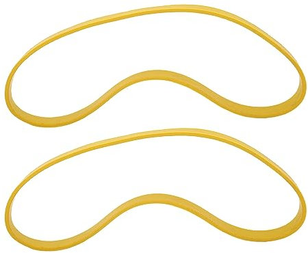 Natudeco 2 Pack 9 Inch Yellow Band Saw Tire Bandsaw Blade Guide Bandsaw Guide Bearings for Noise Reduction on Woodworking Bandsaws