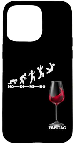 Weinfest Winzer Vino Woche Endlich Freitag Wochenende Wein Hülle für iPhone 15 Pro Max