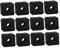 BESTonZON carbone senza carbone giapponese roccia lavica mini grill all'aperto piccola griglia pietra del drago acquario rock barbecue carbone per grigliare carbone di bambù Nero