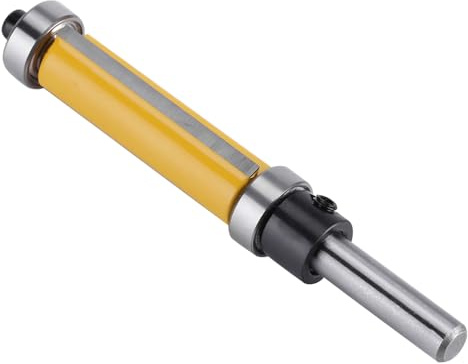 Xixian Bit Router di Rivestimento a Filo da 1-1/2 Pollici con Cuscinetto Superiore e Inferiore per Finitura del Bordo in Legno, Lama in Carburo Cementato, Rivestimento Resistente al