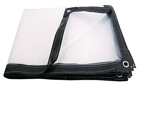 Transparent Tarpaulin, Thickened Outdoor Tarpaulin, Pe Material Tarpaulin, Pavilion Terrace Protective Cloth, Foldable Eyelet Tarpaulin
