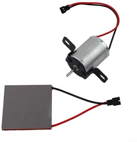 HavenlyCove Fireplace Fan Motor with Electricity Generator Heat Powered Kit, Fireplace Stove Fan Accessories, Burner Fan Repair Kit for Wood Stove, Wood Burner