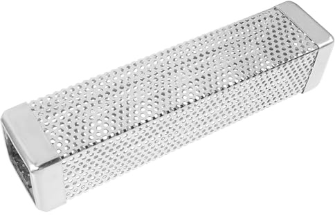 DIYEAH Boîte à Fumoir BBQ Acier Inoxydable pour Copeaux de Bois Résistante pour Barbecue Gaz et Plein Air