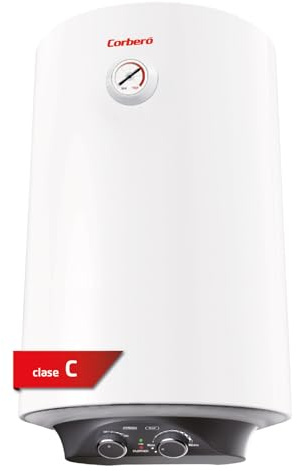 Corberó – Termo Eléctrico | CTM50ENV | 50L | Resistencia Envainada | Panel Mecánico | Termostato Exterior | Protección Anticorrosión | Eficiencia Energética C