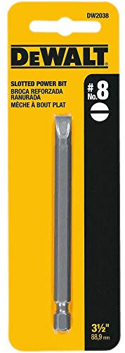 DEWALT DW2038 #8 Slotted Power Bit